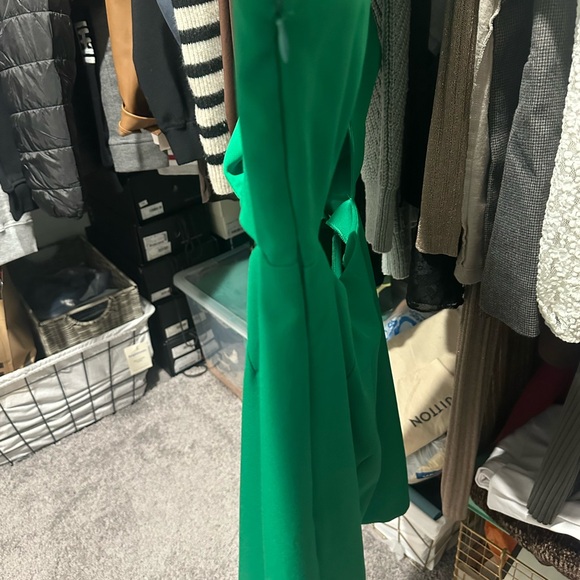 Zara Emerald Green Sleeveless Cutout Mini Dress - Picture 3 of 3